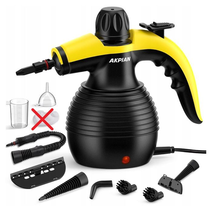 Myjka parowa wielofunkcyjna 1050W dezynfekcja bez chemii do domu  auta