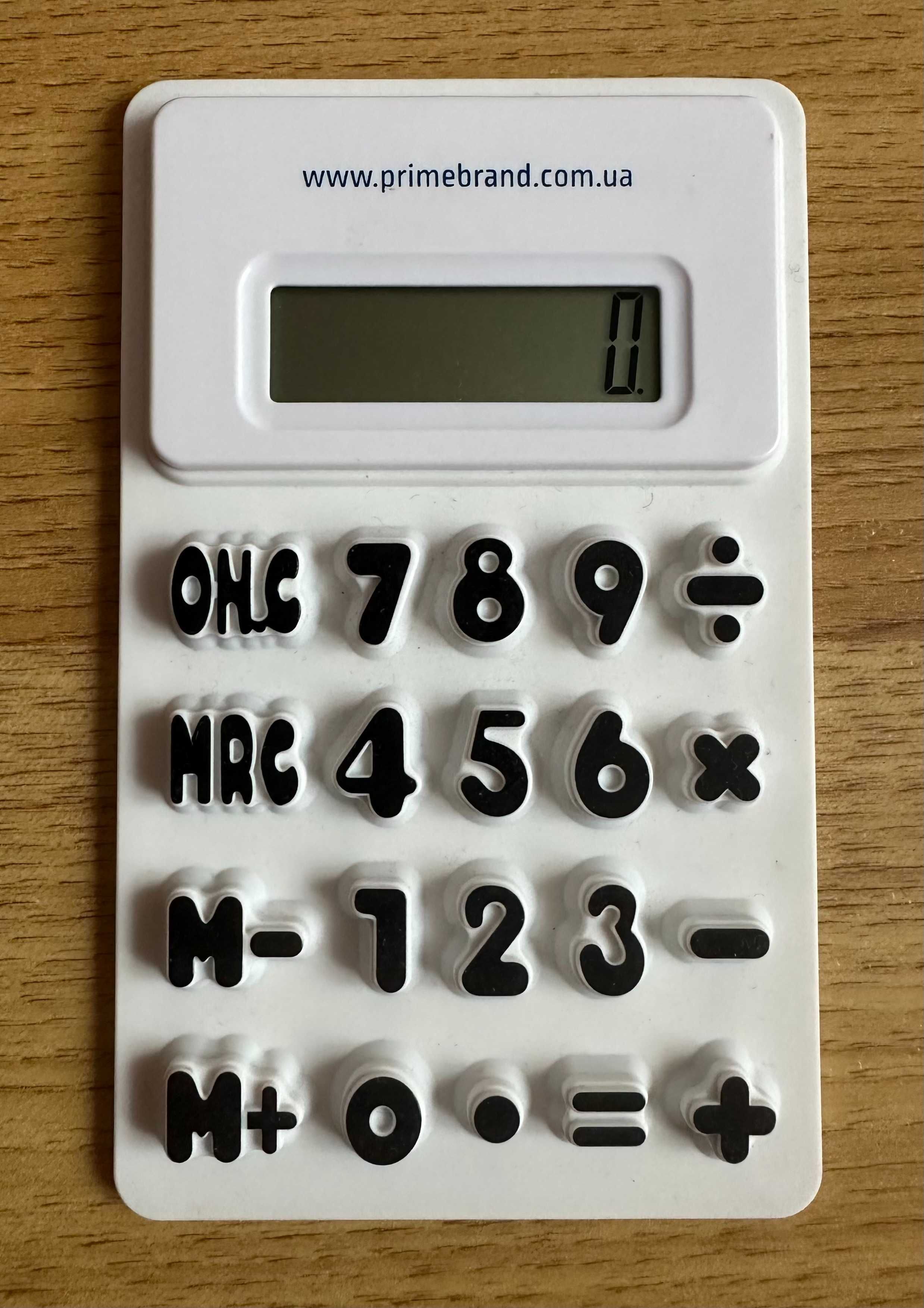 Калькулятор в 3D формате резиновый гибкий + Подарок