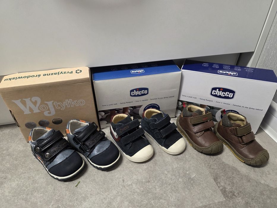 3 pary nowych butów