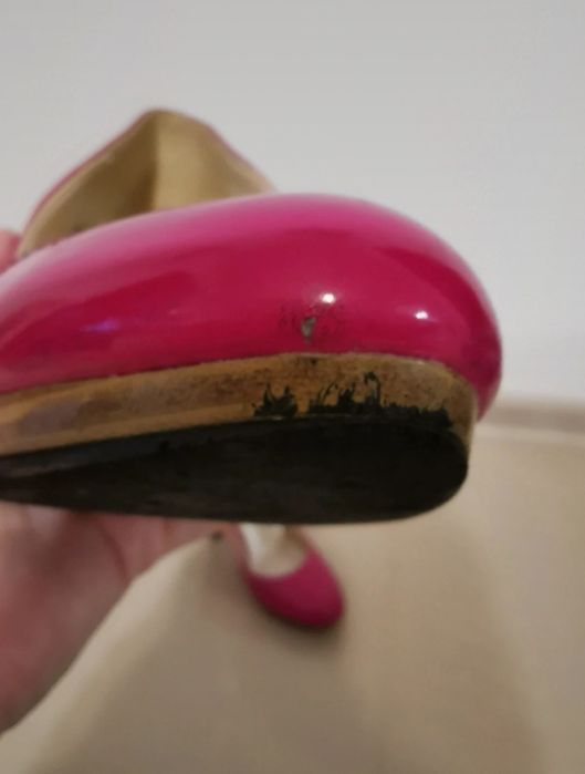 Czółenka, kolor fuksja