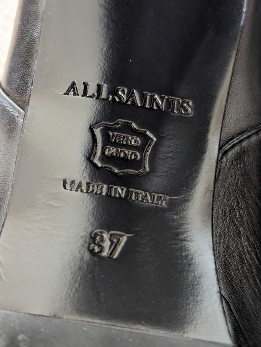 Женские кожаные полусапожки челси AllSaints Sarris. р37
