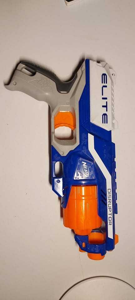 Pistolet nerf niebieski