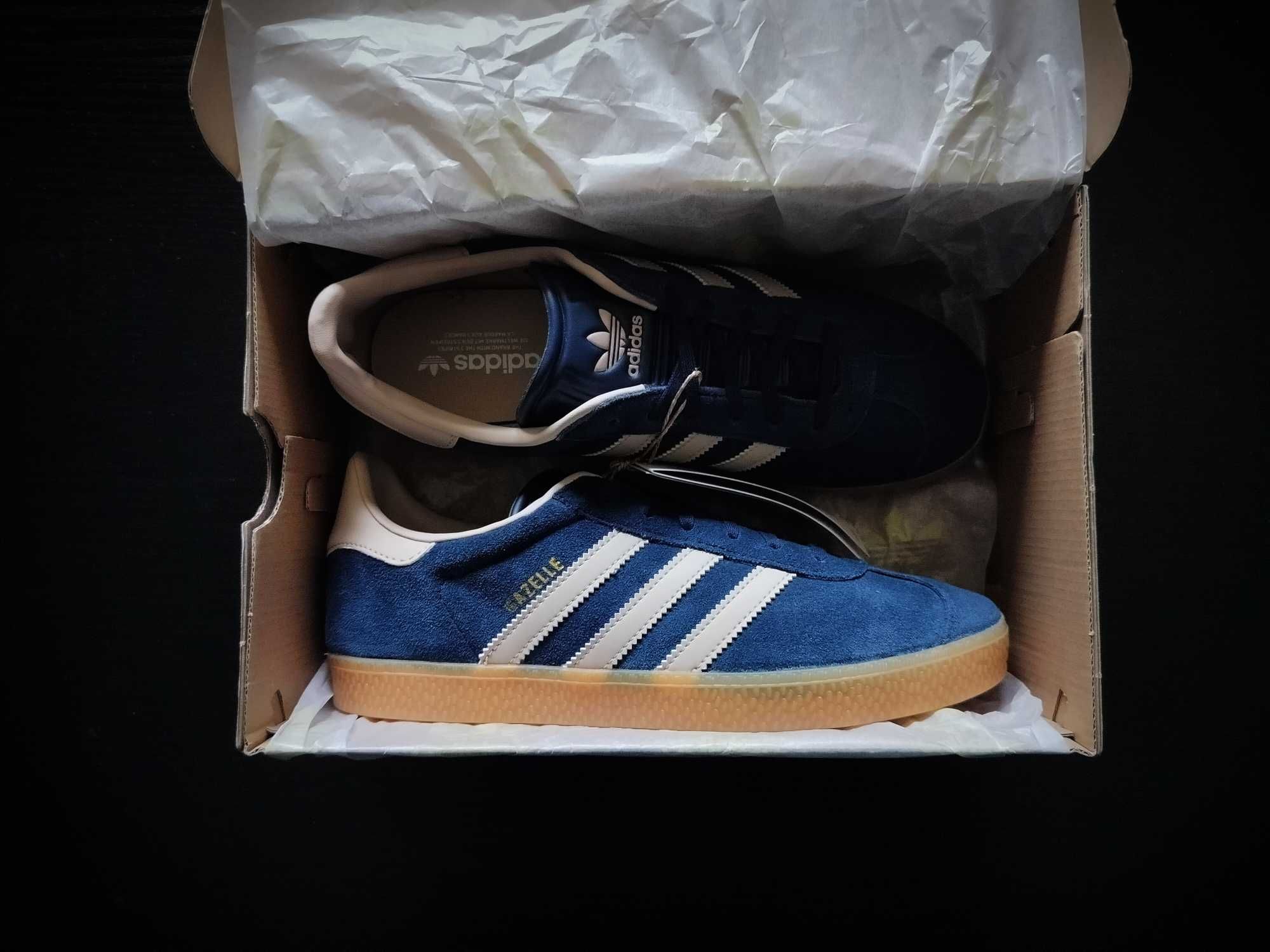 Adidas Gazelle -Night Indigo Wonder Taupe r. 40 SNEAKERS