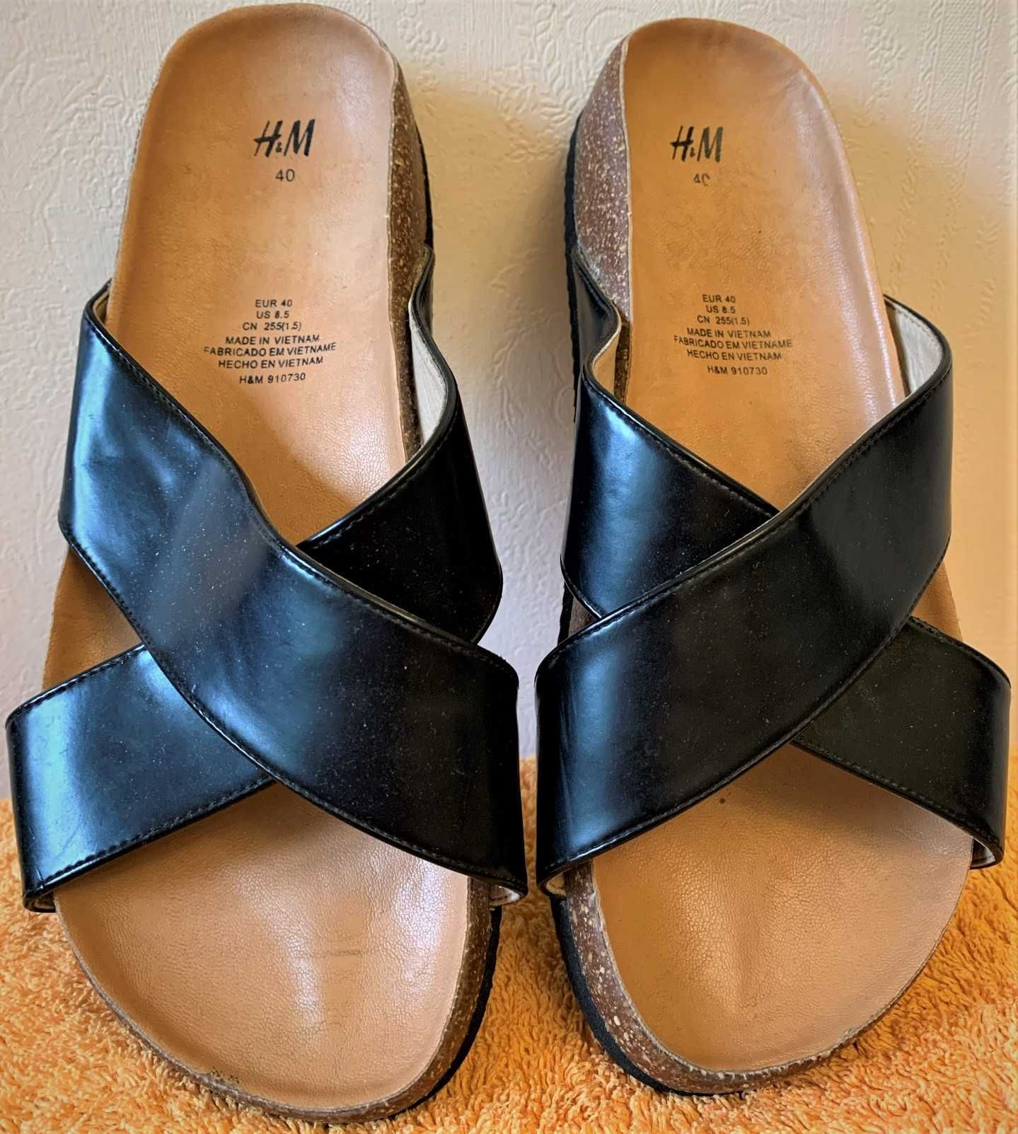 Шлепанцы H&M ортопедические, р.40, сандалии (типа birkenstock)