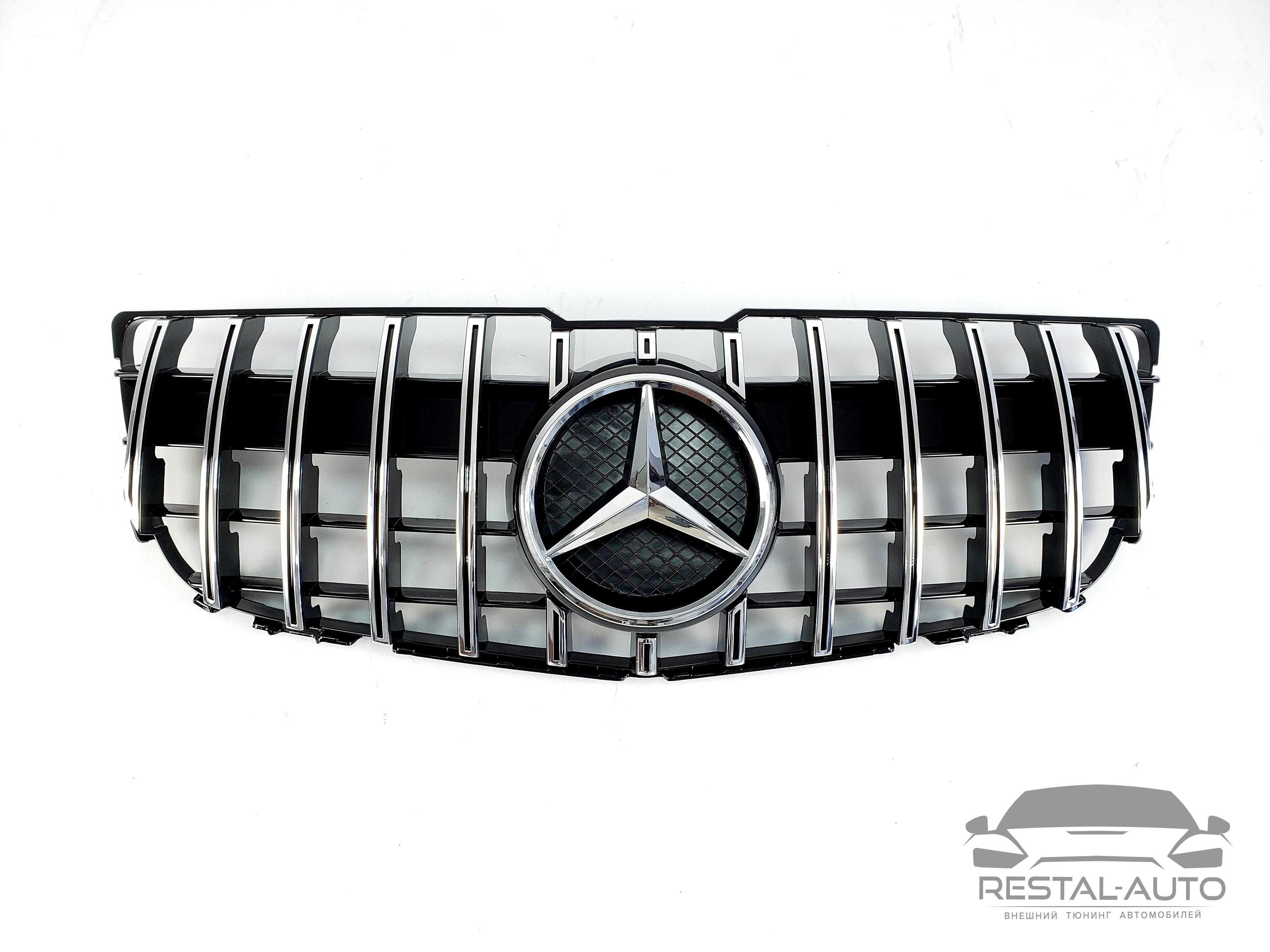 Решетка радиатора Mercedes GLK-Class X204 2012-15г. GT Chrome Black