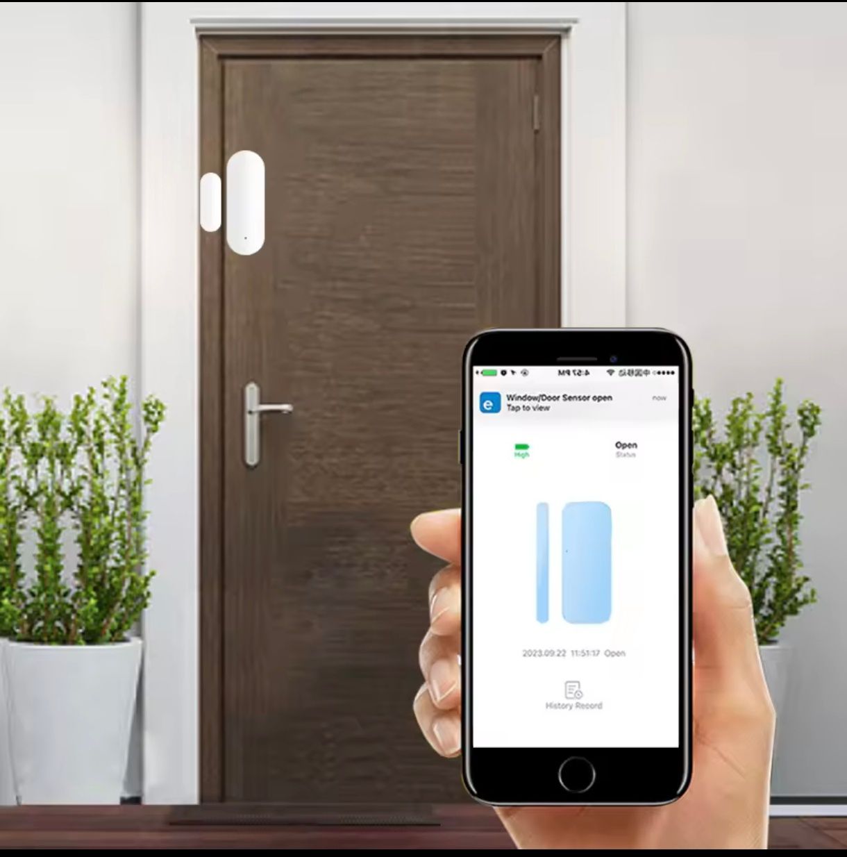 Sensor detetor de janela ou porta Zigbee