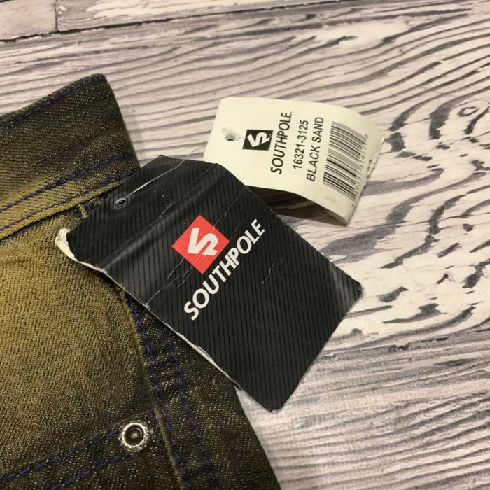 Джинсы SouthPole Black Sand Biker Jeans South Pole Rap Drip Drill