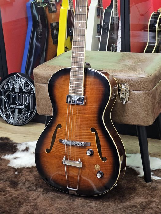 Framus Vintage 5/51 Studio Honey gitara elektroakustyczna 80s