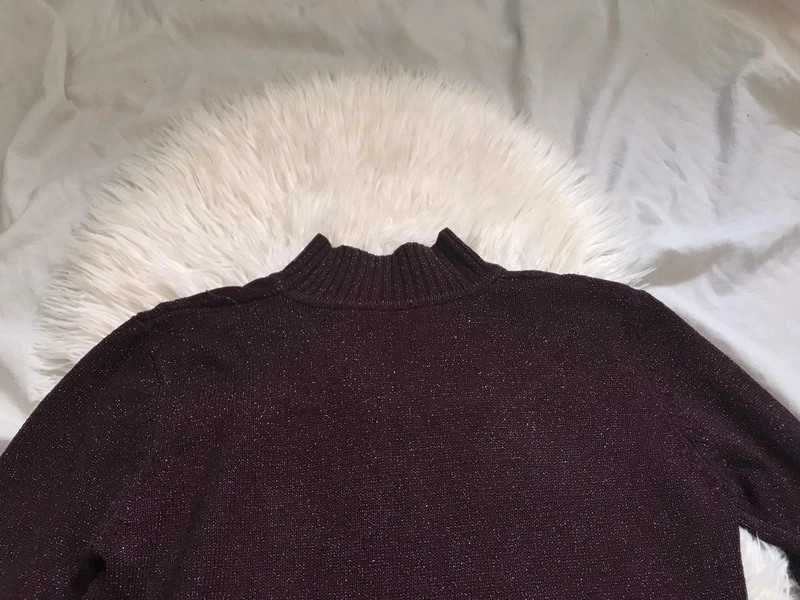 Camisola de malha com brilhantes 80% Lã - 10% Caxemira - 10% Elastano