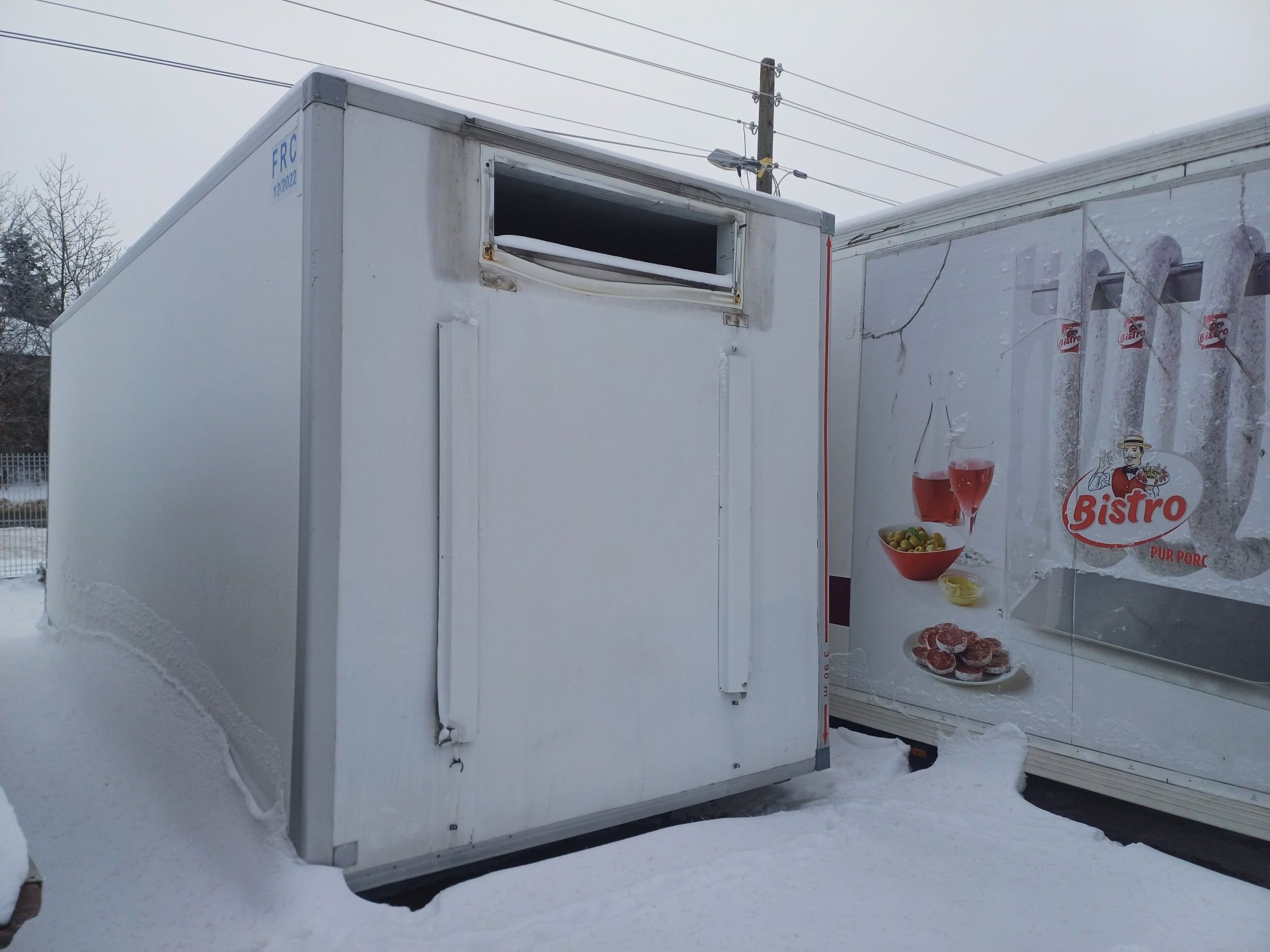 Chłodnia Kontener 6.5m ładny czysty z transportem transportem