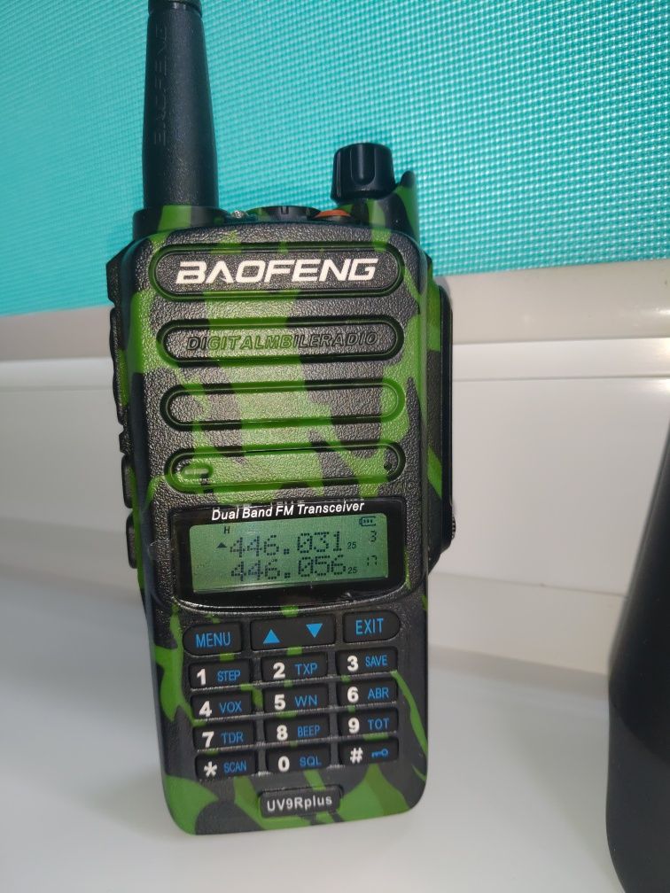 Рація 20Вт Baofeng UV-9R plus ІР67 9500мА з FM радіоприймачем