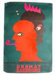 Plakat Filmowy Kolekcjonerski Jerzy Flisak Dramat Zazdrości Oryginał