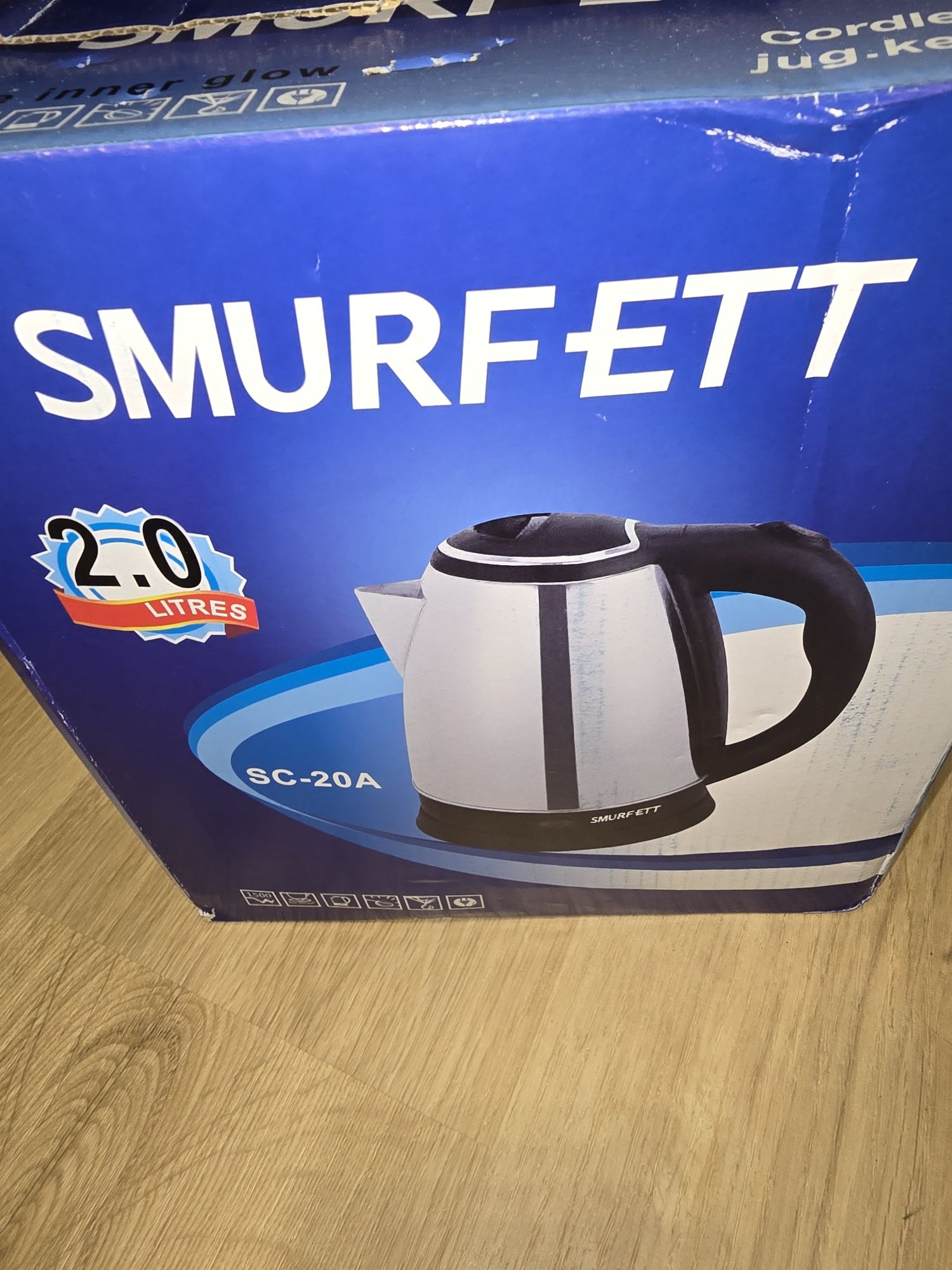Czajnik elektryczny SMURFET SC-20A 2l nowy