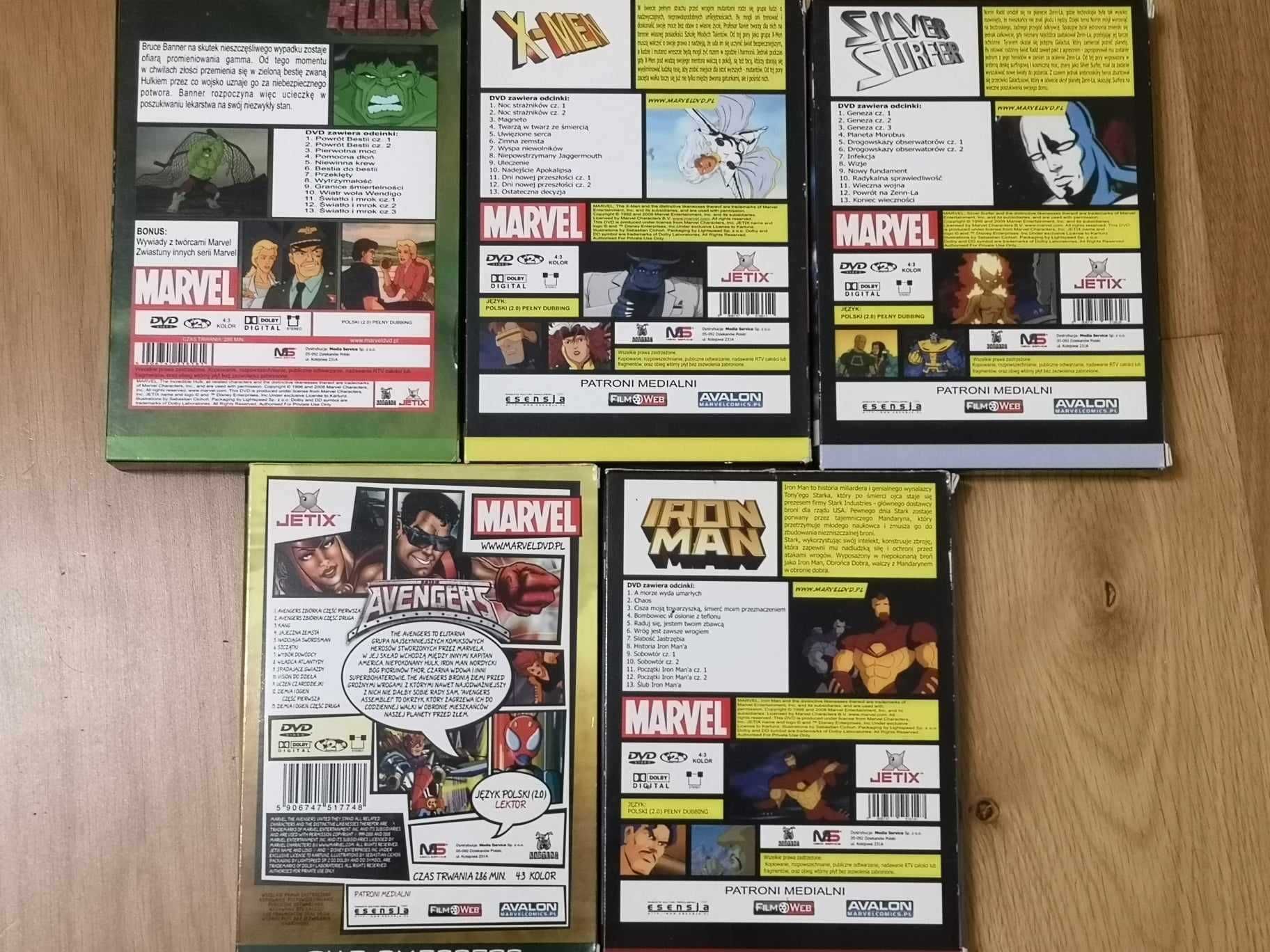 OKAZJA! MARVEL Zestaw filmów animowanych DVD