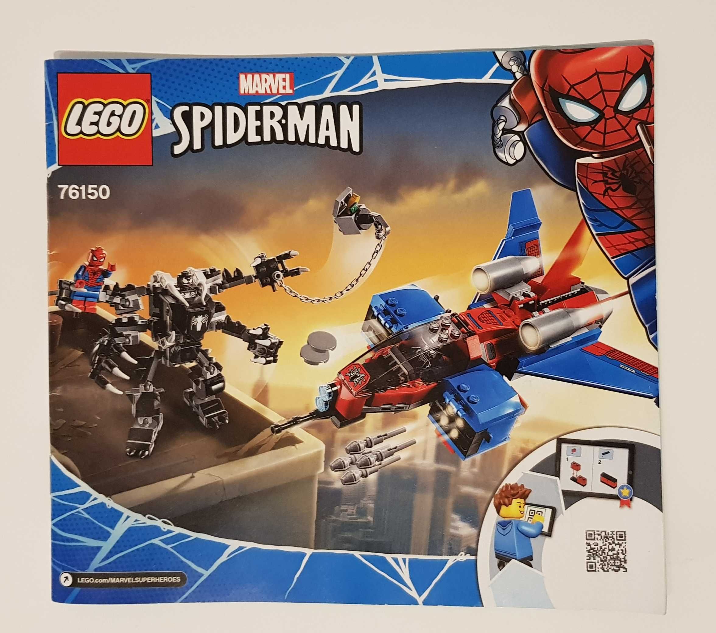 Lego Super Heroes Spiderjet vs. Venom Mech 76150