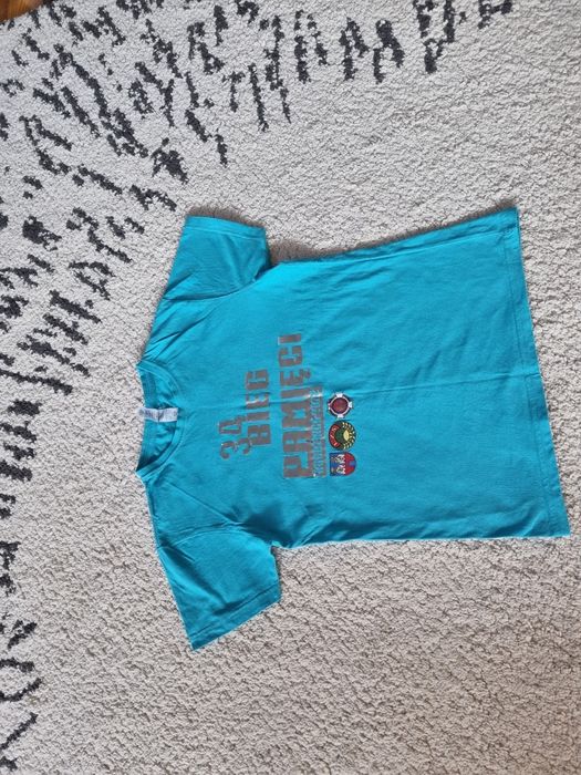 J NOWA T-shirt 152 niebieska koszulka bluzka