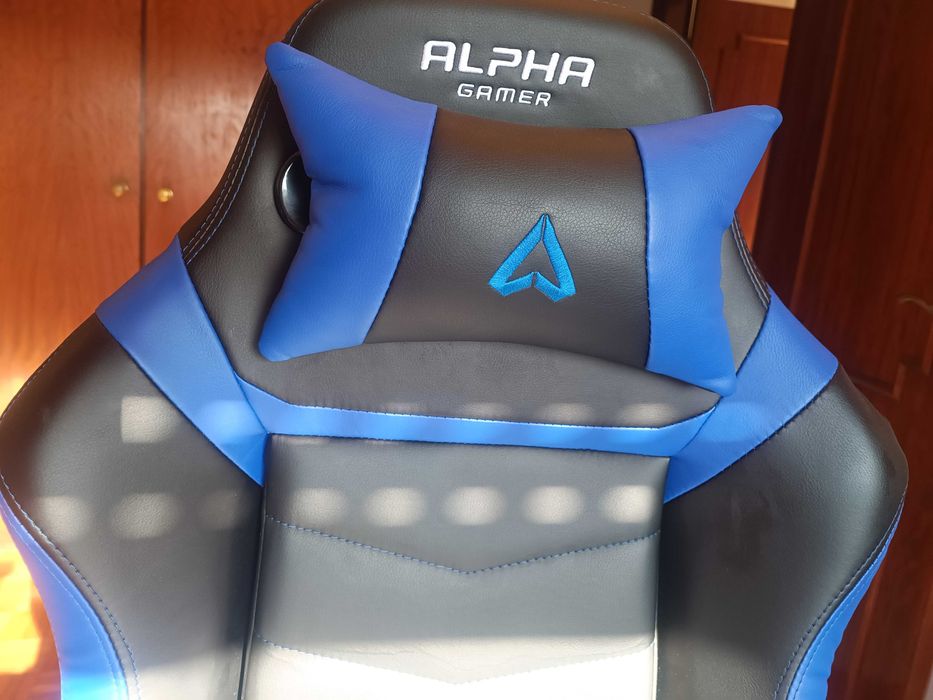 Cadeira Gaming - Alpha Gamer Gamma Preta e Azul