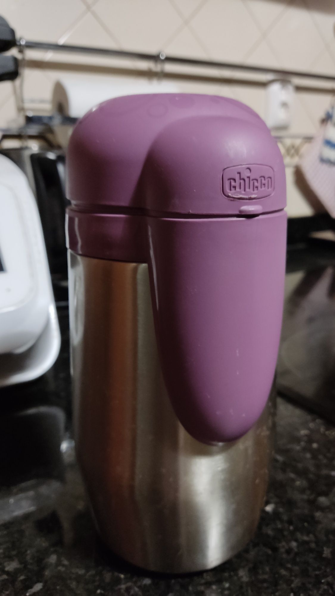 Termo inox Chicco - porta alimentos e biberão