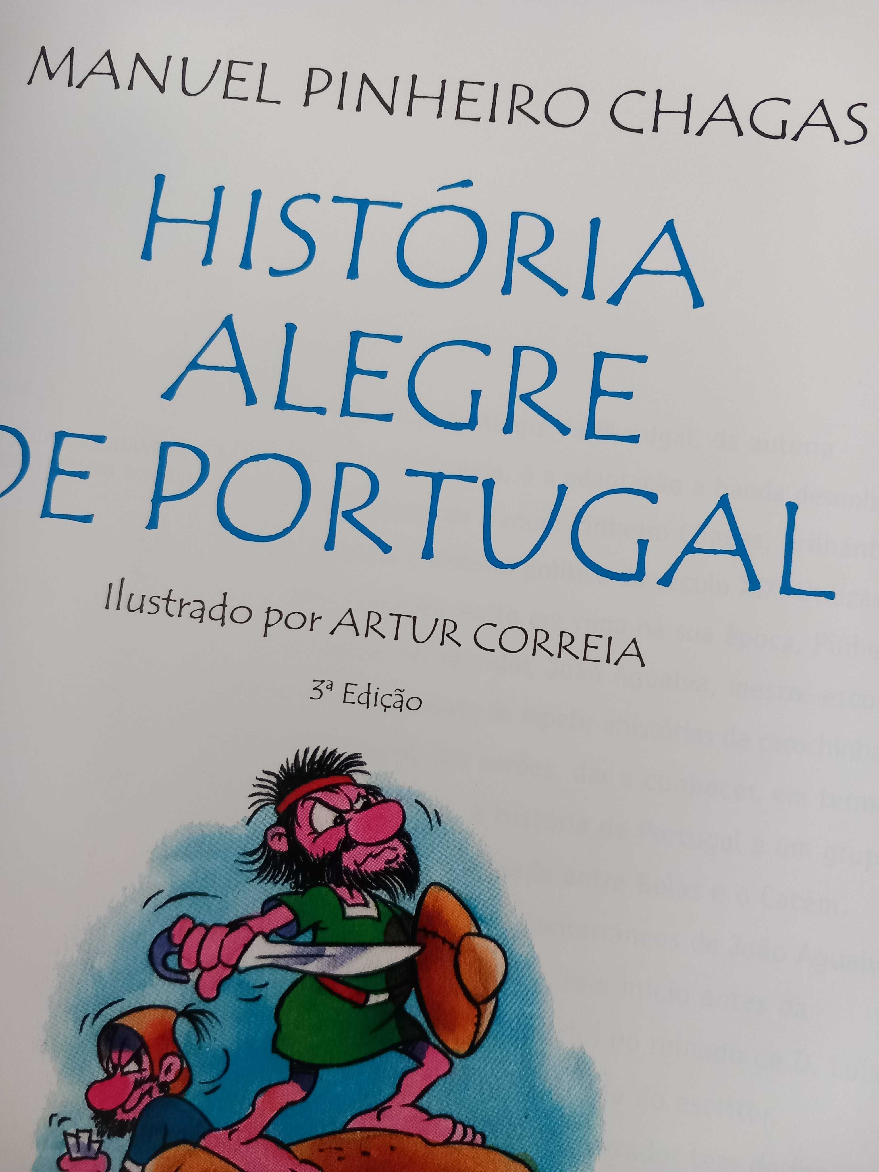 Livro BD História Alegre de Portugal de M Pinheiro Chagas [Portes Inc]