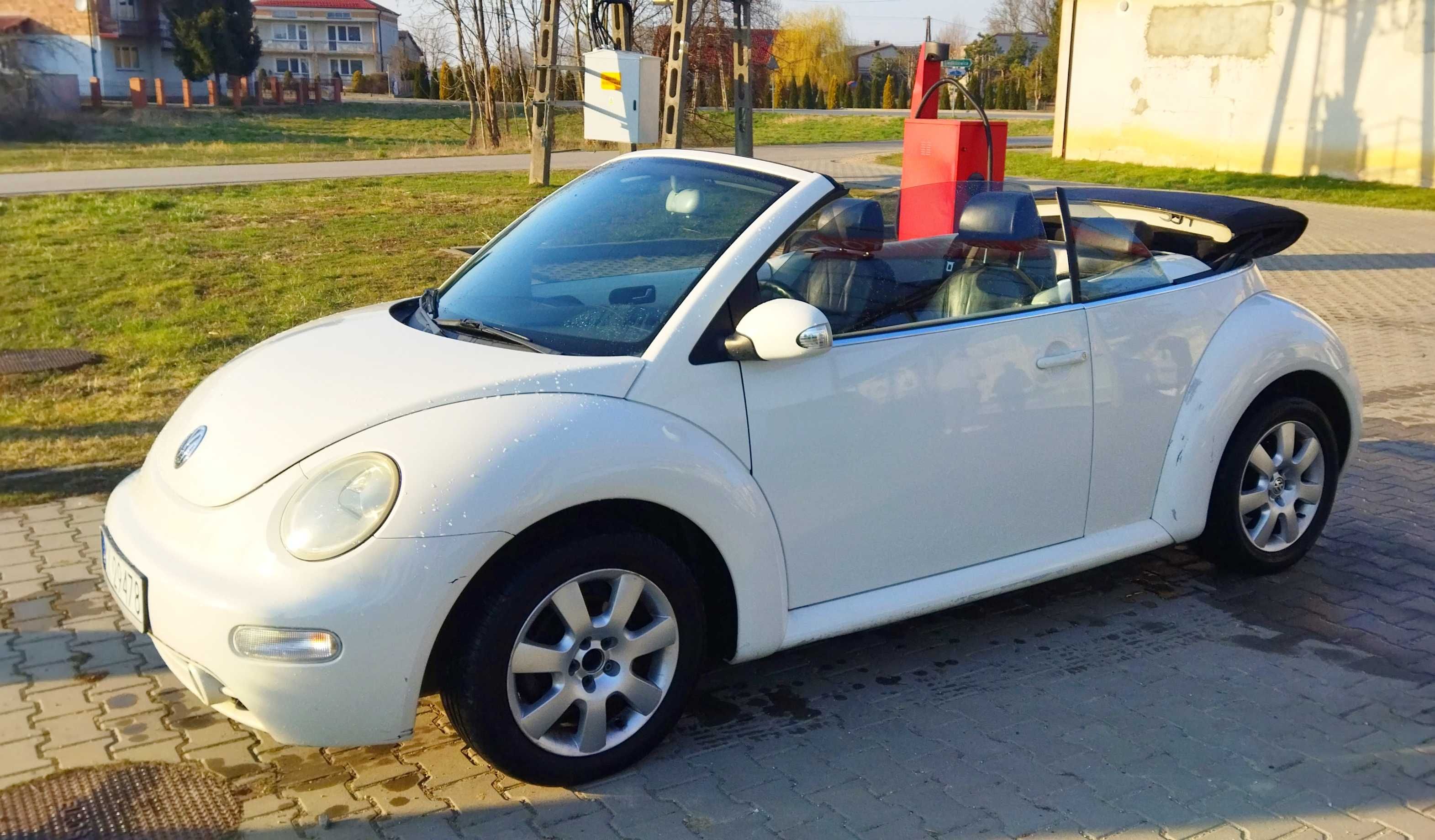 Volkswagen New Beetle Cabrio 1.9 TDI 2005 • Skóra • Podgrzewane fotele