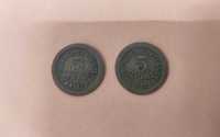2 Moedas de 5 Centavos - 1924 e 1927