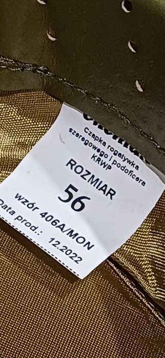 Rogatywka podoficera  Kompanii Reprezentacyjnej WP .