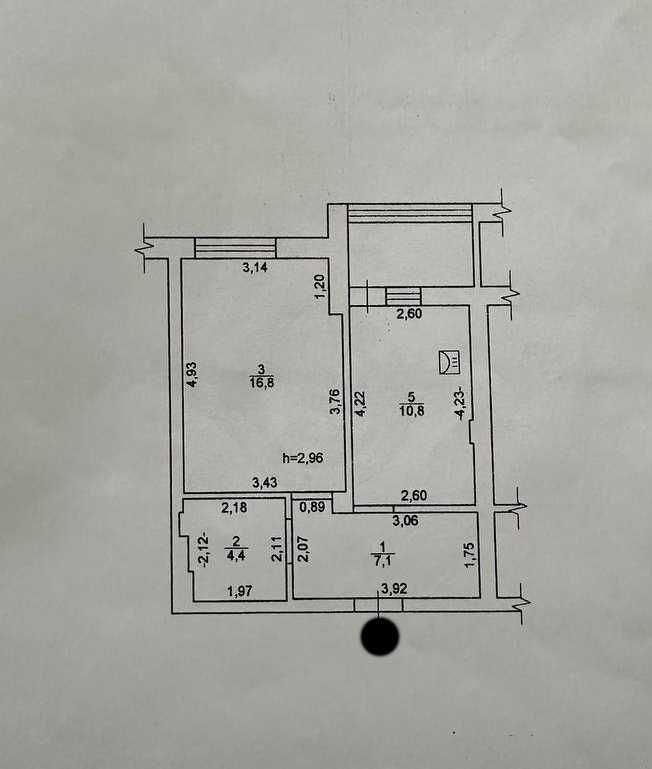 ЖК Парковий. Центр міста. Ключі в АН. Продаж 1 кімнатної квартири.