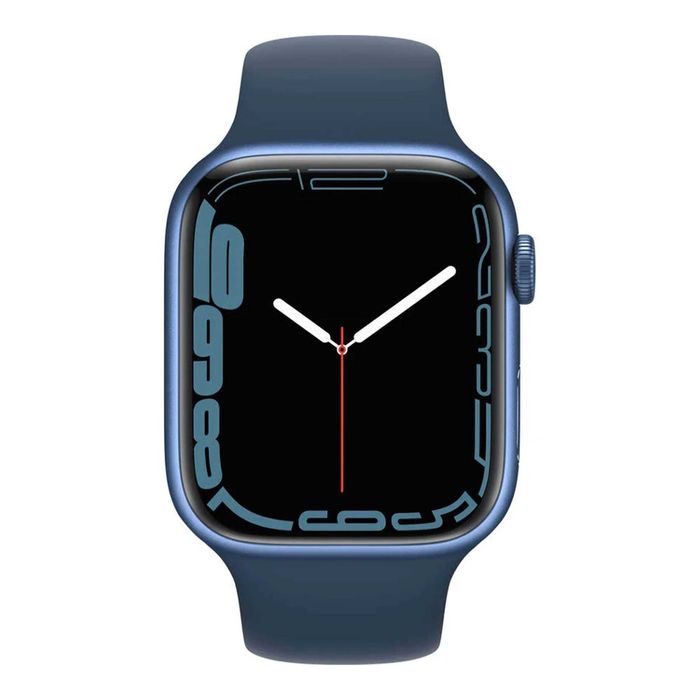 Apple Watch Series 7 GPS Azul Com Bracelete Desportiva Azul 45mm