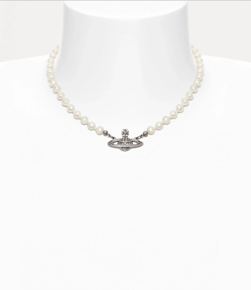 Vivienne Westwood Pearl Necklace бусы подвеска намисто підвіска