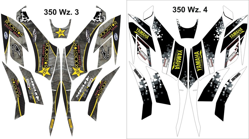 Naklejki Yamaha Raptor 350 700 okleina