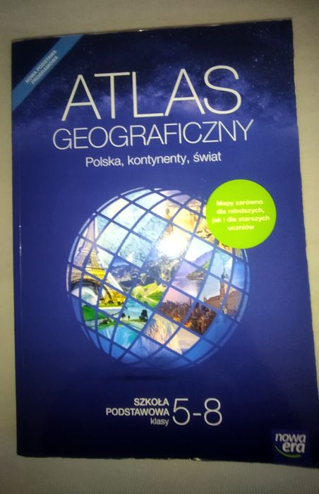 Atlas Geograficzny * Szkoła podstawowa klasa 5-8 * Nowa Era