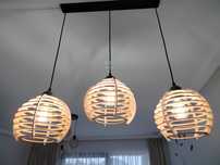 Lampy wiszące drewniane