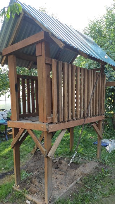 domek drewniany dla dzieci