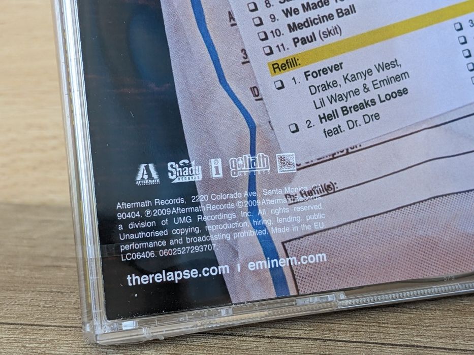 Eminem - Relapse:Refill 2CD (для рынка Европы) В наличии