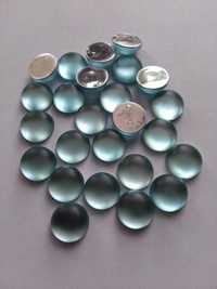 Kaboszon plastikowy do wklejenia okrągły gładki mały kolor fi 13,5mm