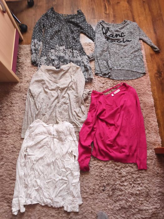 Mega paka ubrań damskich - rozmiar L - Zestaw 48 szt