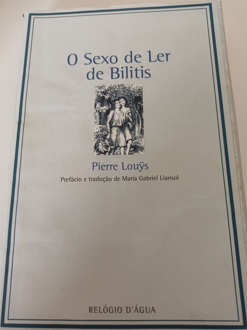 "O Sexo de ler"de Pierre Louys (portes incluídos)