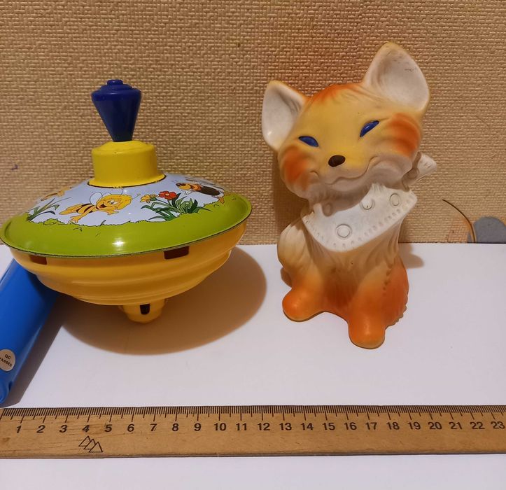 Іграшки СССР Будиночок дерев'яний дом Абак Ксилофон Юла Лисичка