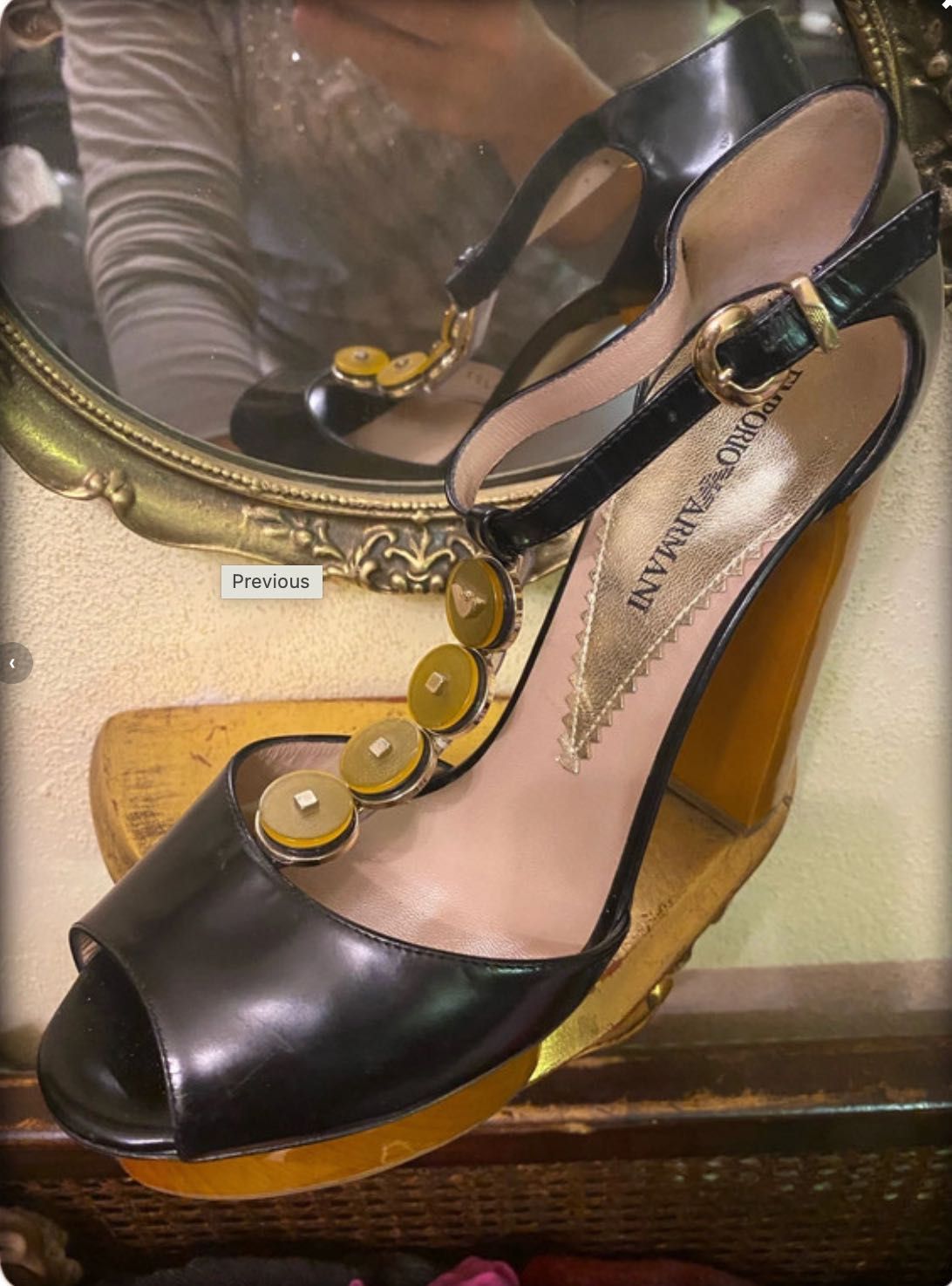 Oryginalne sygnowane sandały Emporio Armani rozm. 38