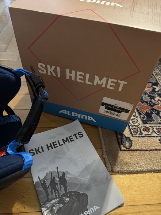 Nowy kask narciarski Alpina dziecięcy