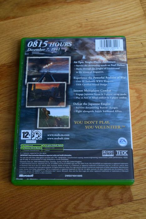 Medal of Honor Rising Sun Xbox