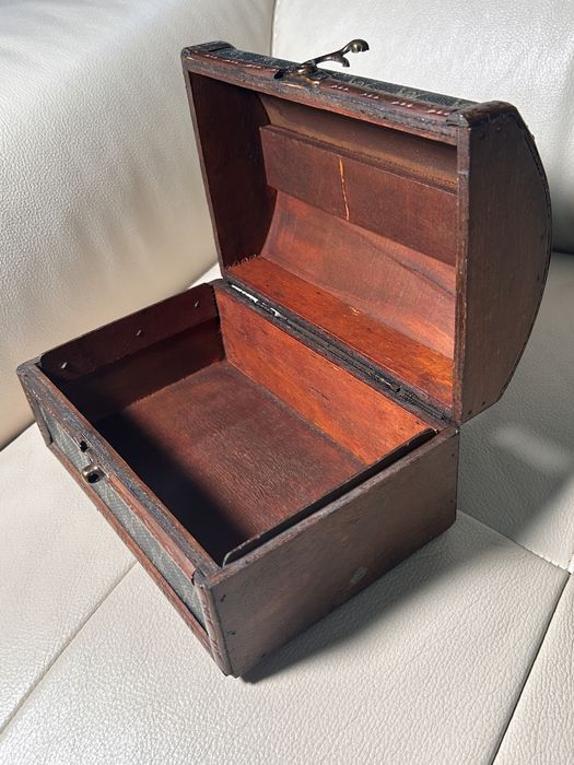 Stylowa szkatułka retro - DUŻA - na bizuterię lub drobiazgi