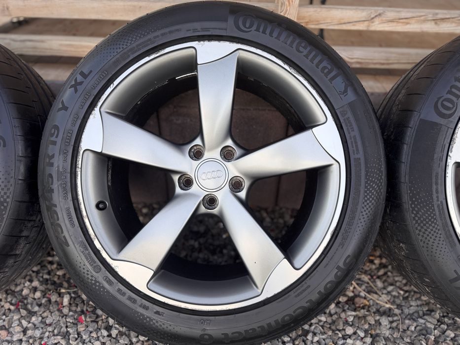 Felgi Koła 19 5x112 ORYGINAŁ Audi *ROTOR* A6 A8 Q5 Opony