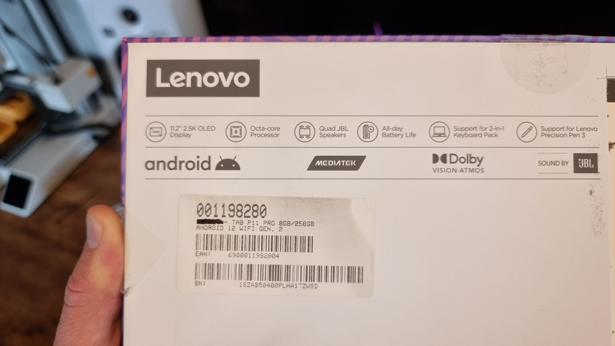 Tablet Lenovo Tab P11 Pro Gen. 2 8GB/256GB ekran OLED 120hz 2,5k JBL