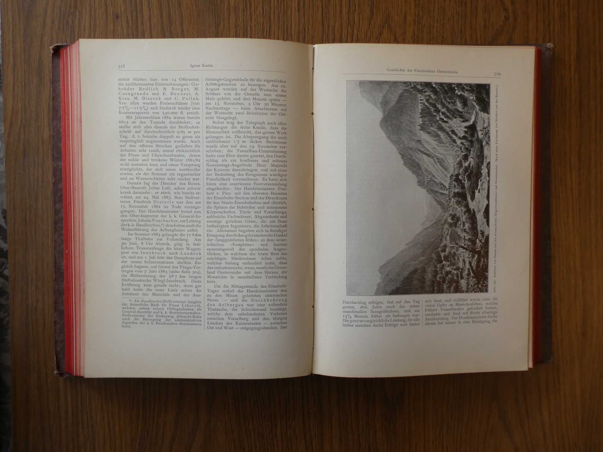 Historia kolei austro-węgierskiej (jęz.niem.) 1898 r - tom I, część II