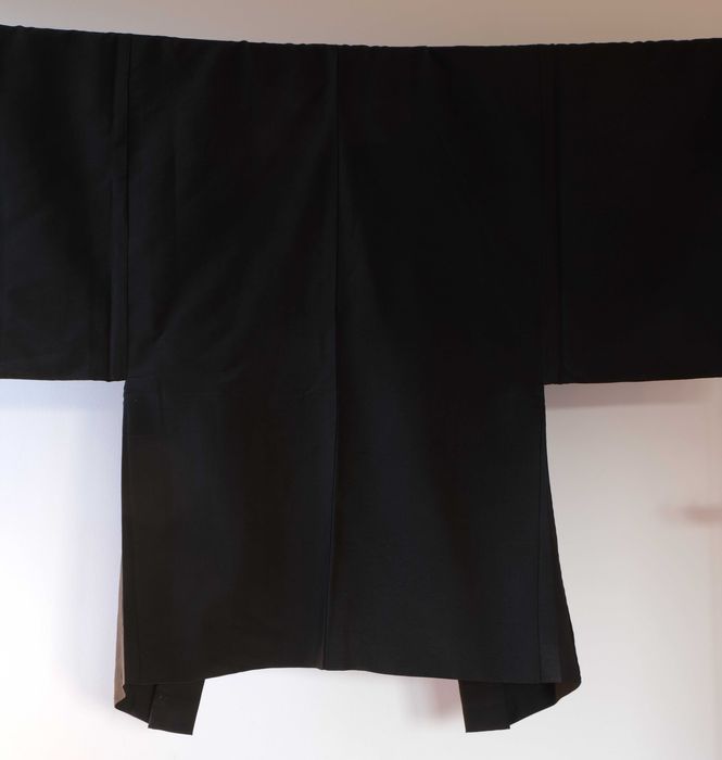 Japońskie haori męskie w lwy shishi czarne z zapięciem haori himo