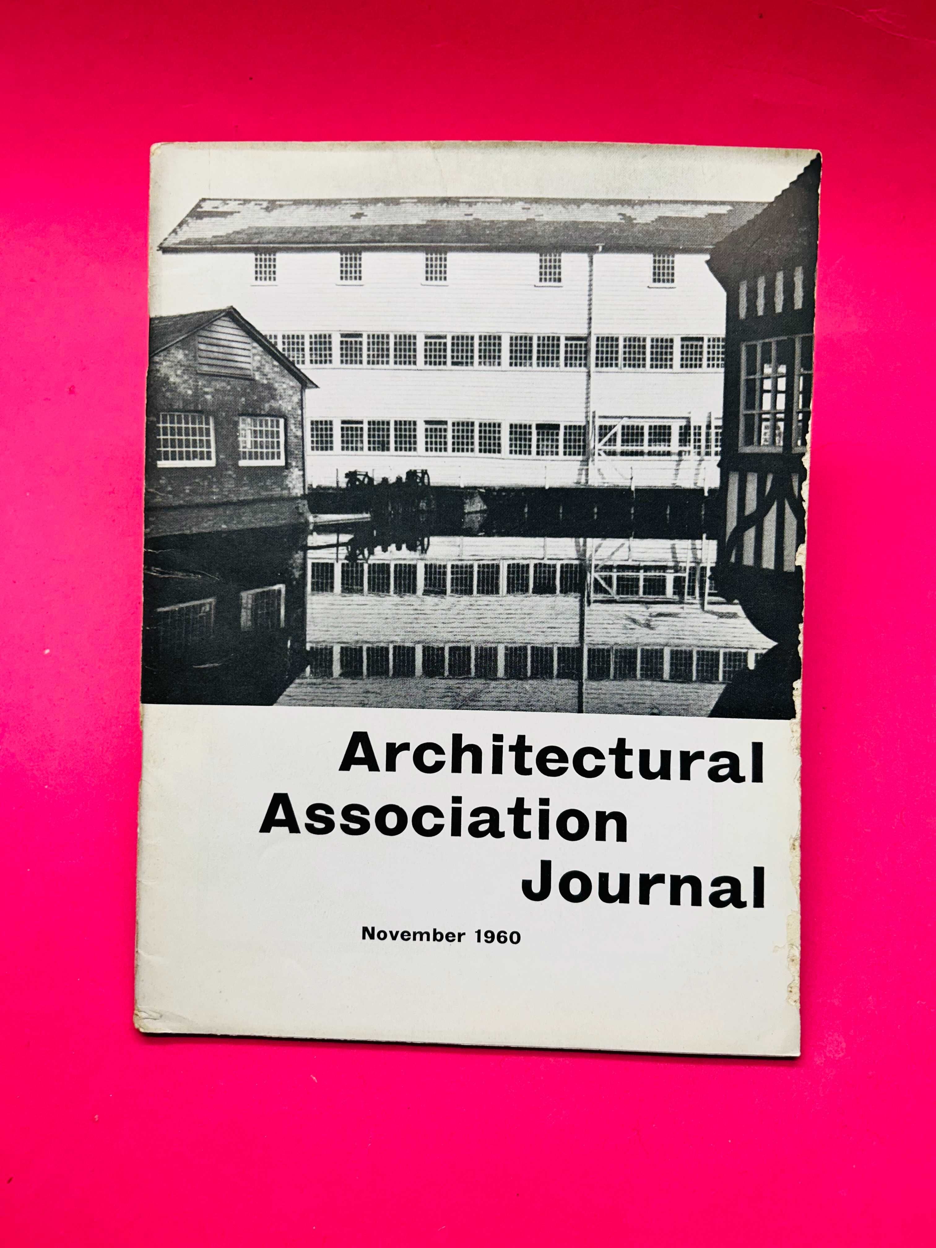 Architectural Association Journal - Nº 846 - November 1960