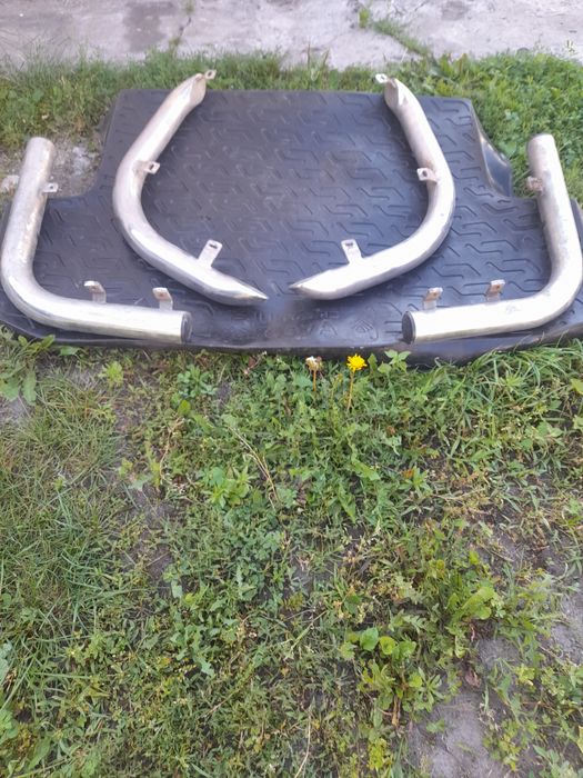 Защита заднего бампера Дуги для Митсубиси Паджеро Спорт 1