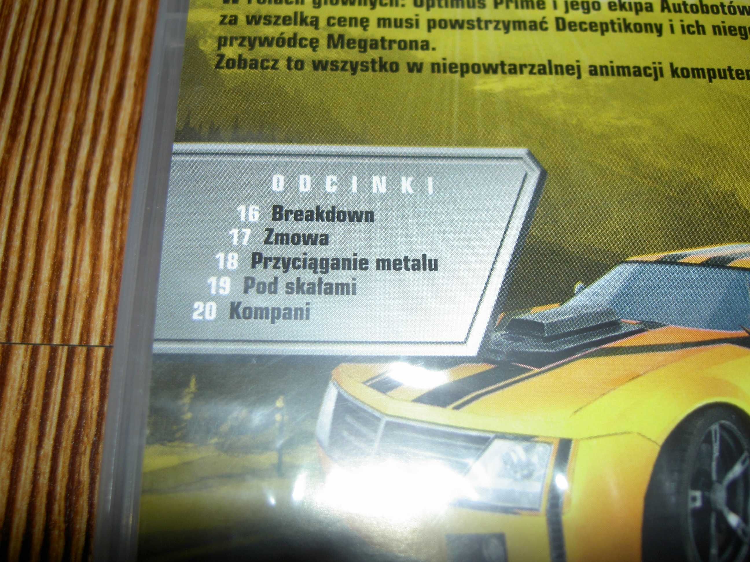 Transformers Prime 1-5 DVD NOWE w FOLII mrok niebezpieczny decepticons