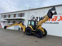 Caterpillar Cat 444F2 yojstic full wersja  Cat 432 444 koparko ładowarka szybkozłącze 2 linie klima JCB komatsu